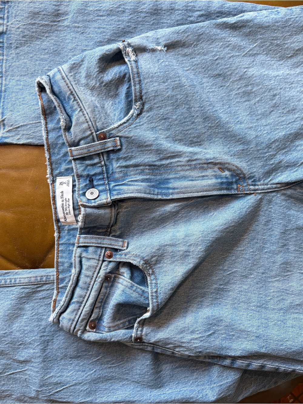 Abercrombie & Fitch Light Blue Relaxed Men's Jeans